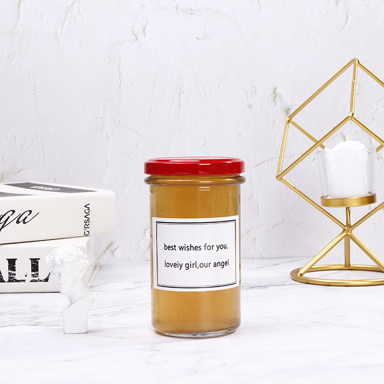 Top Quality 100ml 150ml 200ml Wide Mouth Empty Canning Food Glass Jars For Butter Honey Storage With Lids