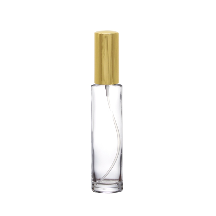 Top Quality 30ml 50ml 100ml Round Clear Refillable Perfume Bottle Perfume Oil Bottles With Sprayer Lid