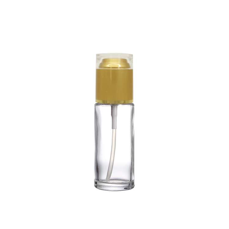 Top Quality 30ml 50ml 100ml Round Clear Refillable Perfume Bottle Perfume Oil Bottles With Sprayer Lid