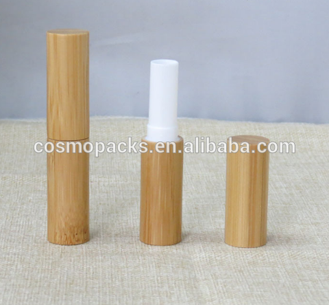 Top Quality Bamboo Cosmetic Container Cream Jar bamboo lip balm container