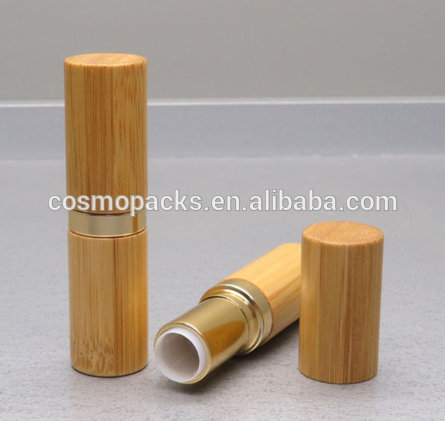 Top Quality Bamboo Cosmetic Container Cream Jar bamboo lip balm container