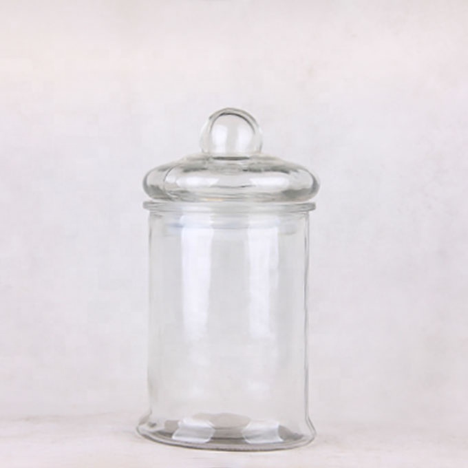 Top Quality Food Grade 750ml Glass Sealed Storage Jars with Lid for Candy Nuts Tea Leaves