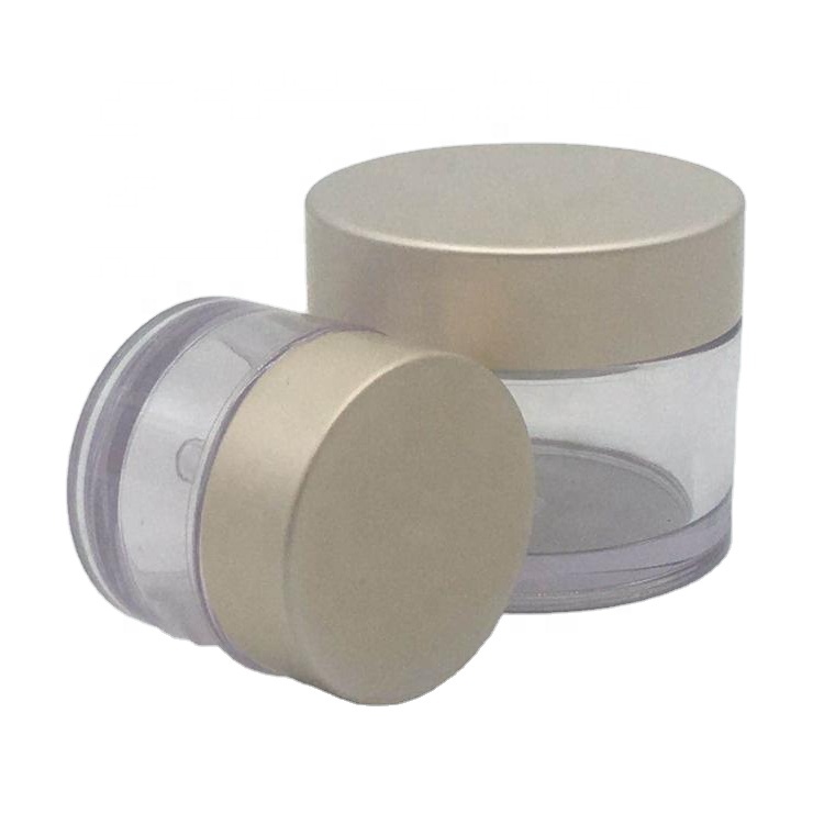 Top Sale 2 Oz Cosmetic Lotion Cream Makeup Samples Container Jars PETG Plastic