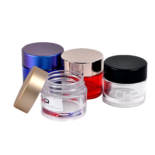 Top Sale 2 Oz Cosmetic Lotion Cream Makeup Samples Container Jars PETG Plastic