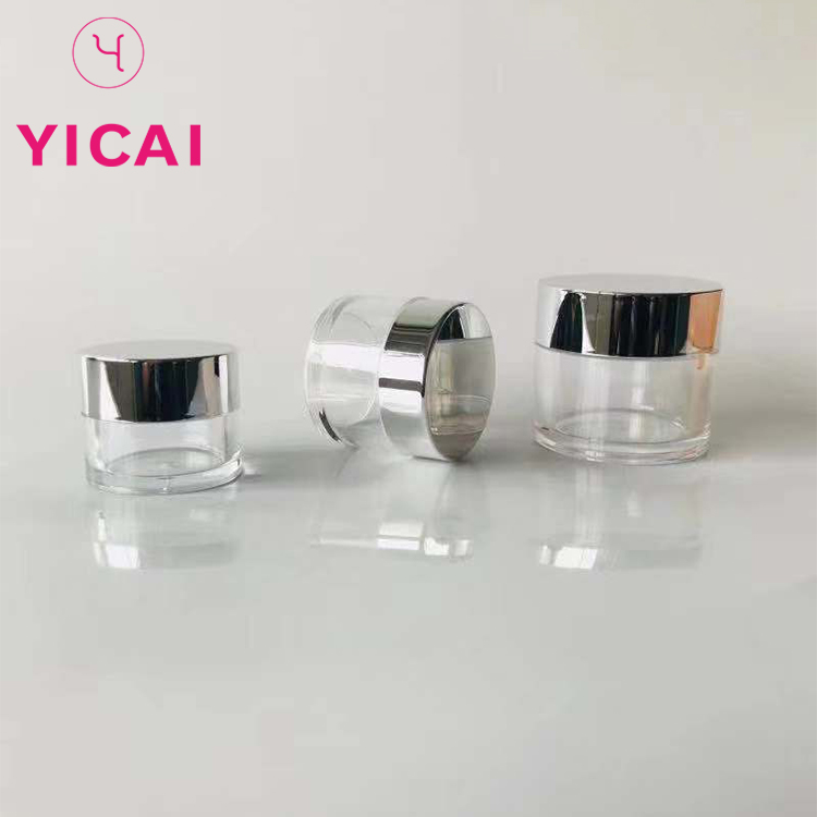 Top Sale 2 Oz Cosmetic Lotion Cream Makeup Samples Container Jars PETG Plastic