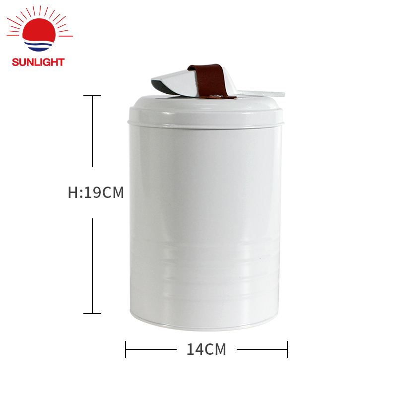 Top Sale Set of 3 Round Tea Coffee Sugar Kitchen Household Powder Coated Storage Canister