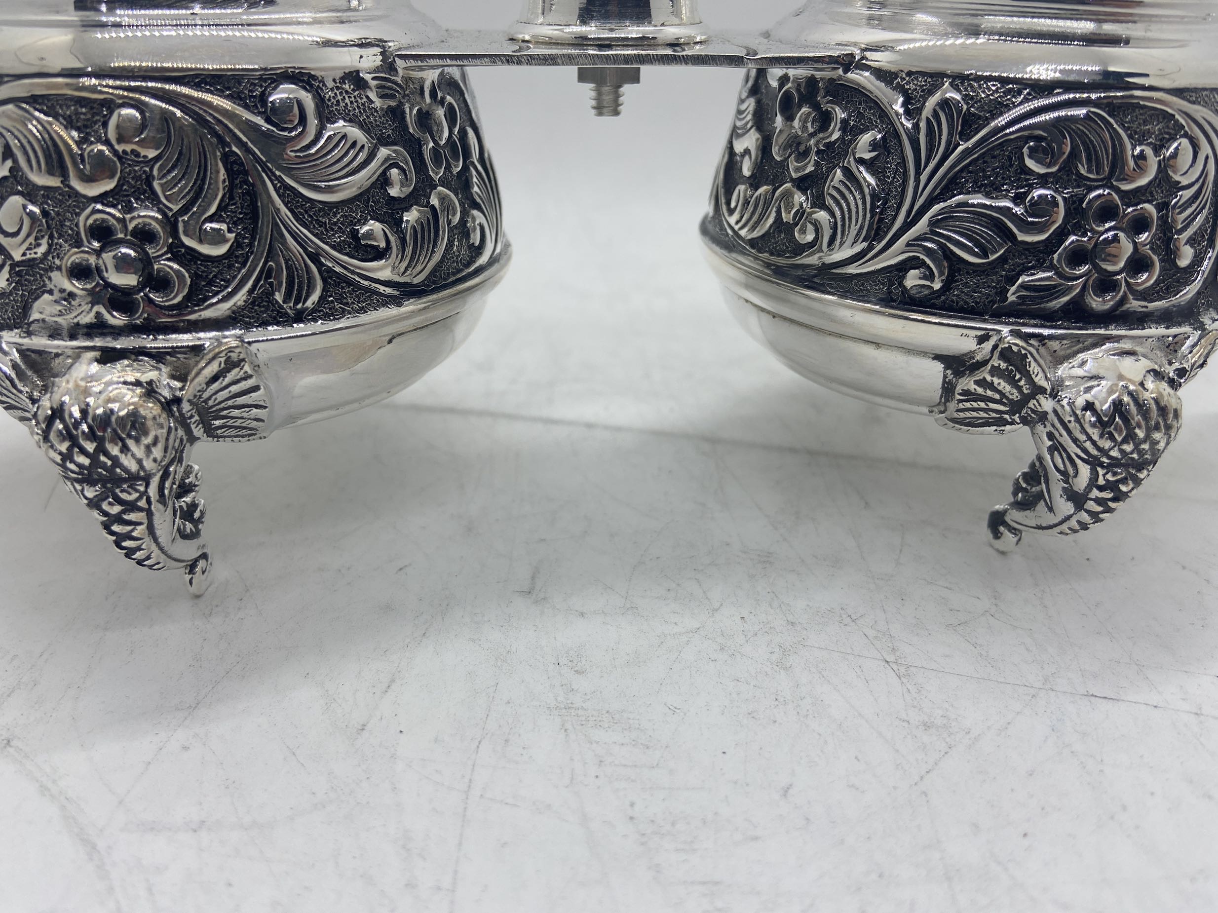 Top Selling Antique 925 SIlver Storage Jar Pair Multipurpose Jar used for Tabletops Home decoration and Kitchen storage jars