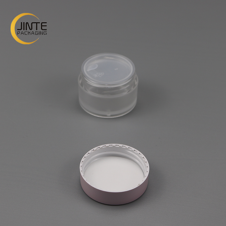 Top Selling Customized as your request 1/2oz 15ml Pink cap Frosted Jar PETG material cosmetic Lip Scrub Container