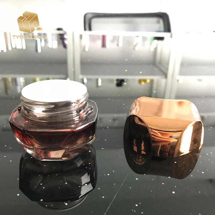 Top level best quality luxury glass bottle and jar skin care face care cream container lotion cosmetic bottle and jars set