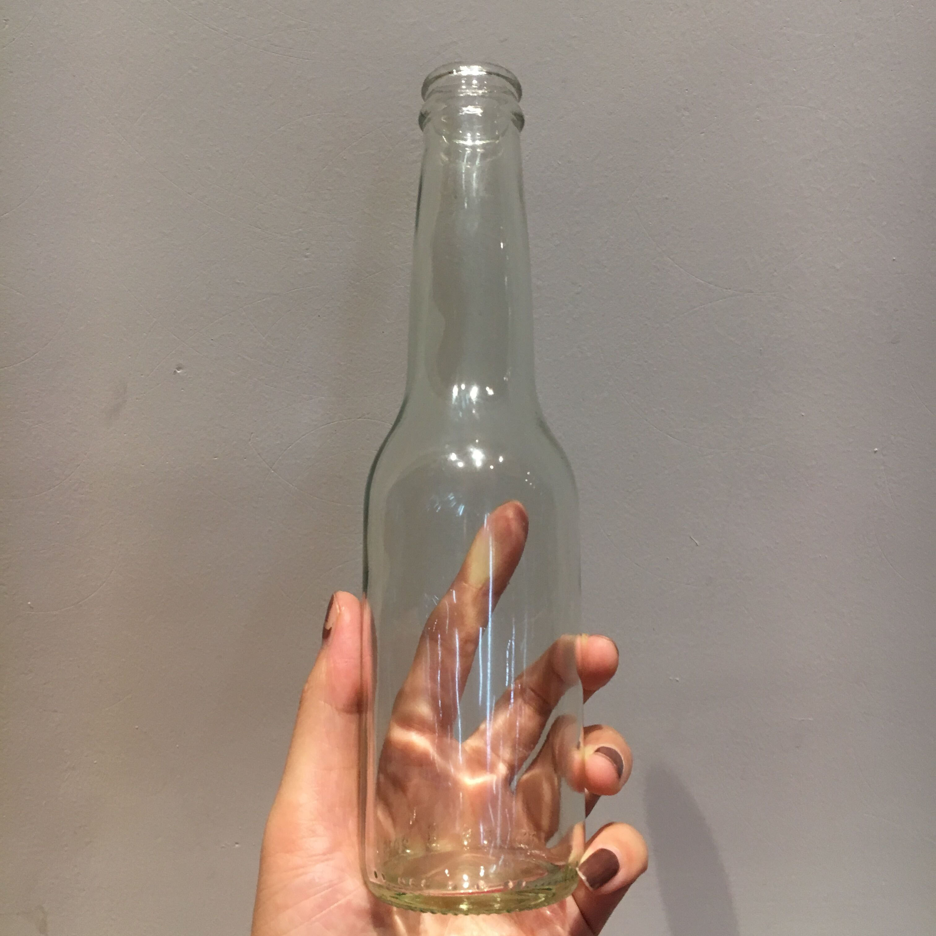 Top quality in China 200ml soda glass bottle