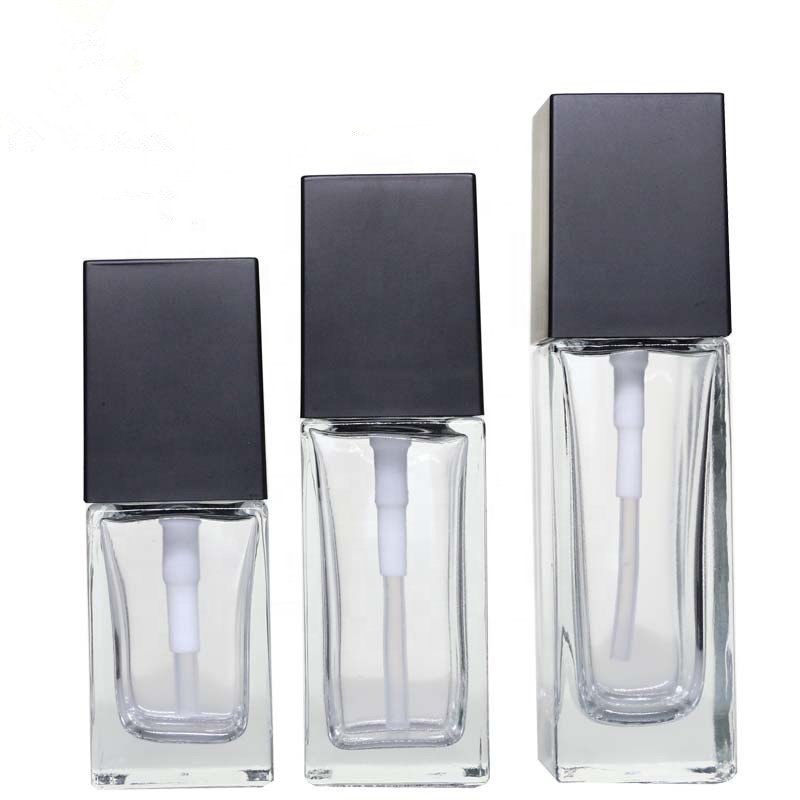 Top quality makeup square liquid foundation bottle