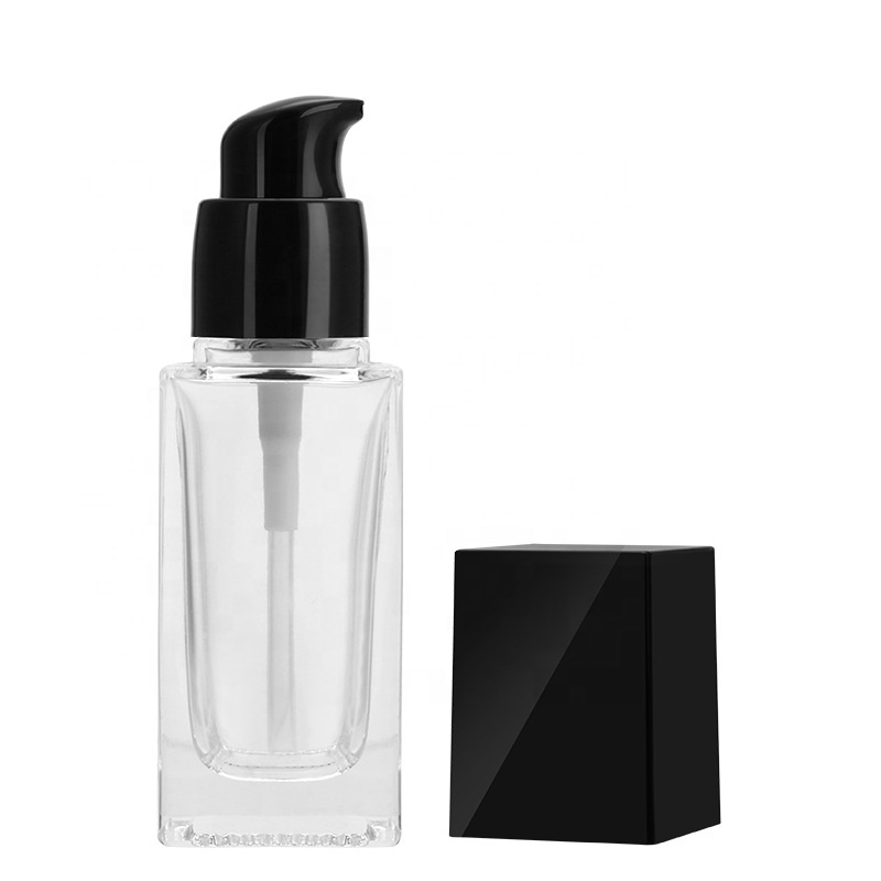Top quality makeup square liquid foundation bottle