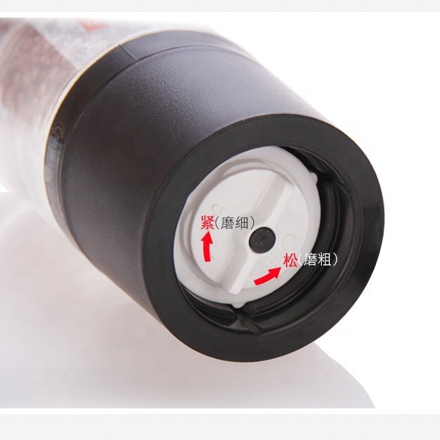 Top quality manual glass pepper grinder grinding mill pepper seasoning bottle