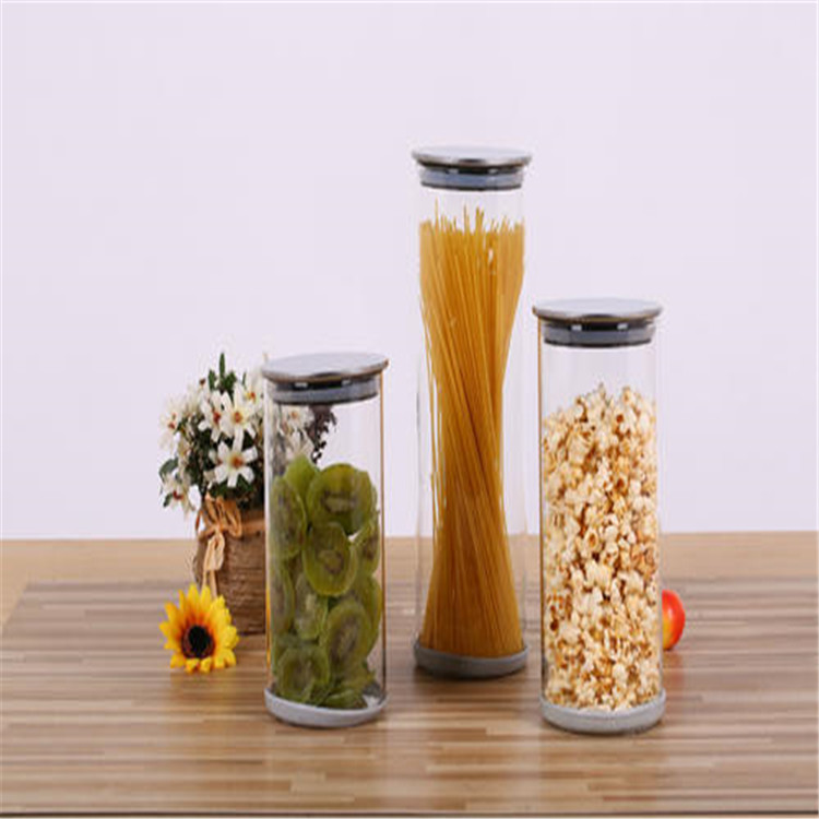 Top quality safety for food China factory supplier glass jars storage wholesale