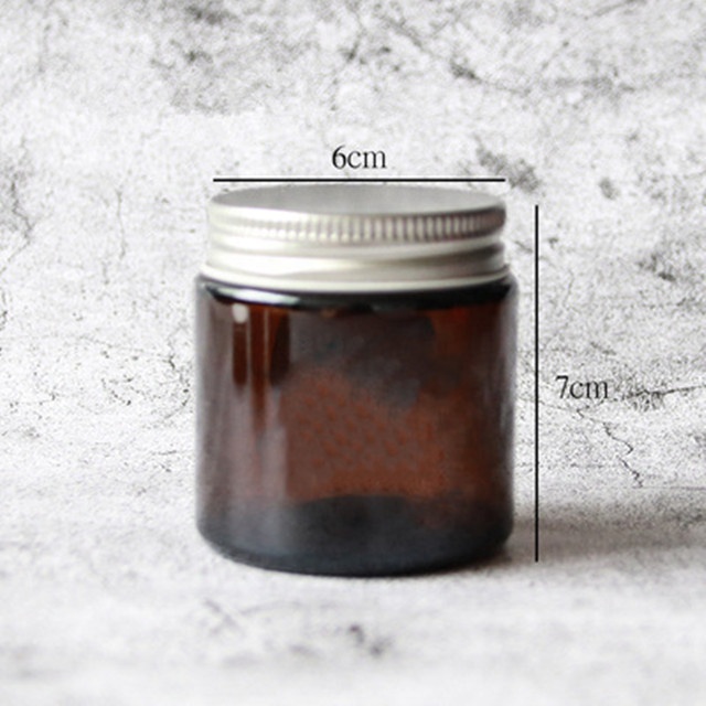 Top selling 3oz 8oz amber glass candle container with lid