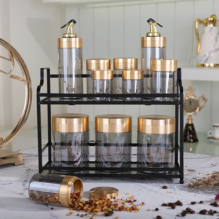 Top selling highly cost effective glass storage bottle with lid