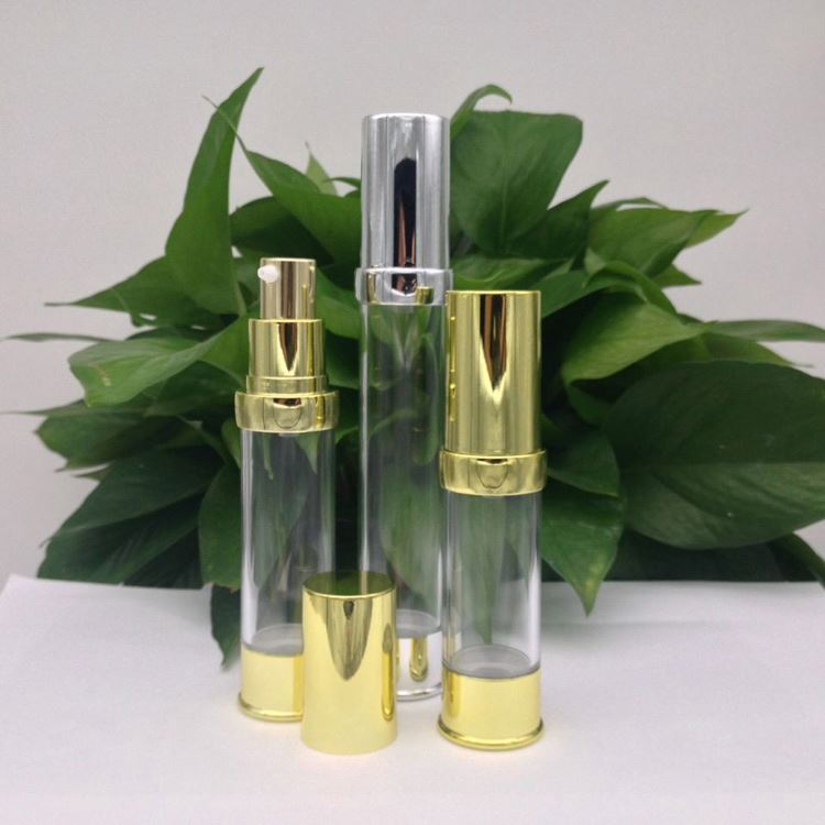 Top suppliers customized 30ml 50ml 100ml glass airless bottle with sliver spray mist cap