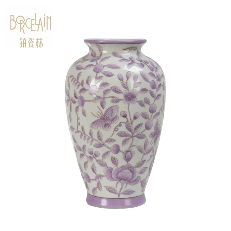 Traditional Chinese porcelain container ceramic jar