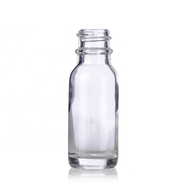 Transparent 15Ml 30 Ml 60Ml 1Oz 2Oz 4Oz E Liquid Clear Boston Round Glass Dropper Bottles