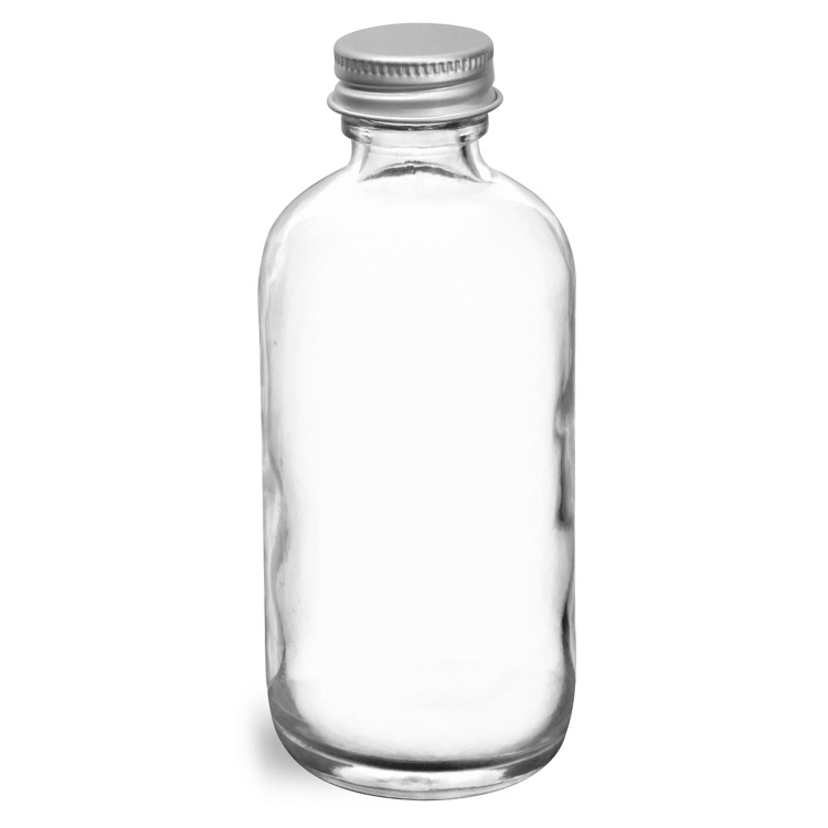 Transparent 15Ml 30 Ml 60Ml 1Oz 2Oz 4Oz E Liquid Clear Boston Round Glass Dropper Bottles