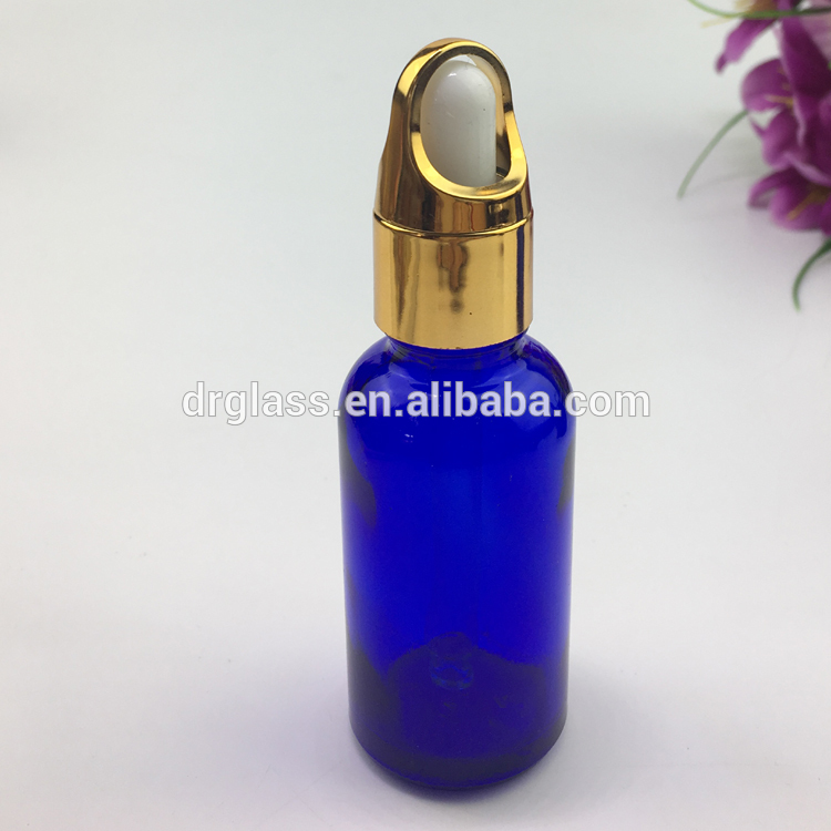 Transparent 30ml Dropper Essential Oil Glass Bottle Divided Empty Bottle Cosmetic Packaging Material