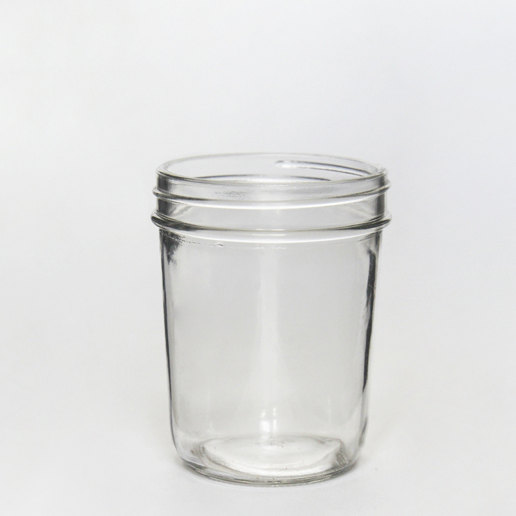 Transparent 380ml Jam/ Honey /Canned Food Mason Glass Jar with Aluminum Screw Lids