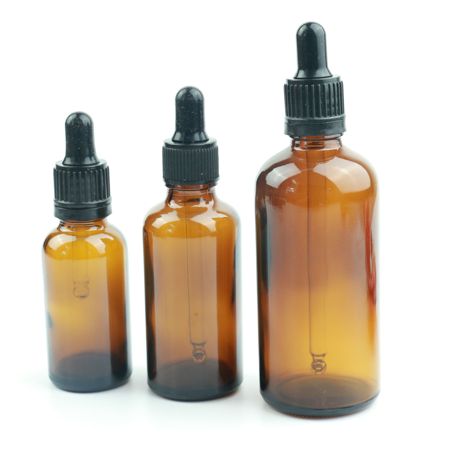 Transparent 5ml/10ml/15ml/20ml/30ml/50ml/60ml/100ml Oil Bottle Plastic Head Dropper Bottle