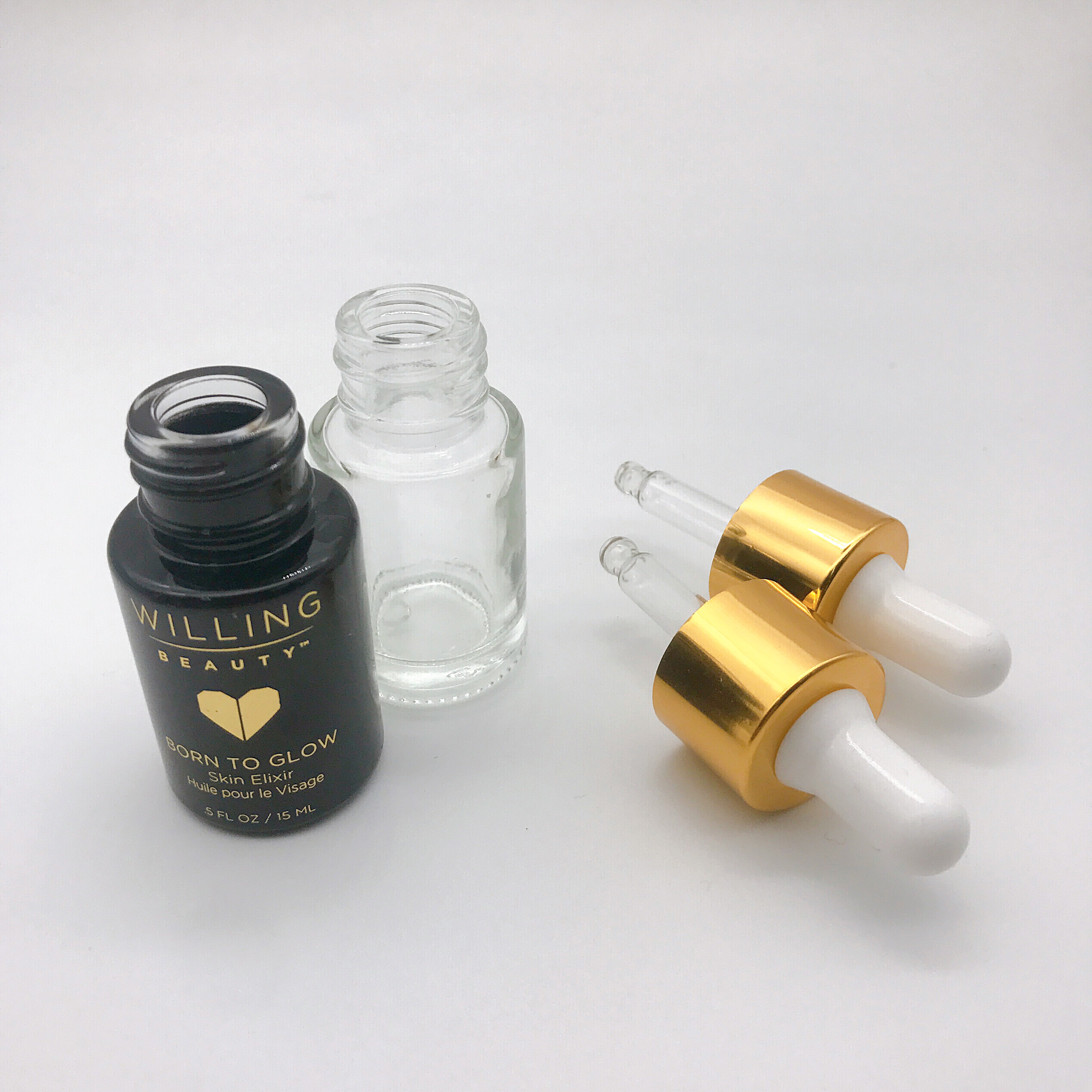 Transparent Drop Tube Bottle 10ml Essence Bottle