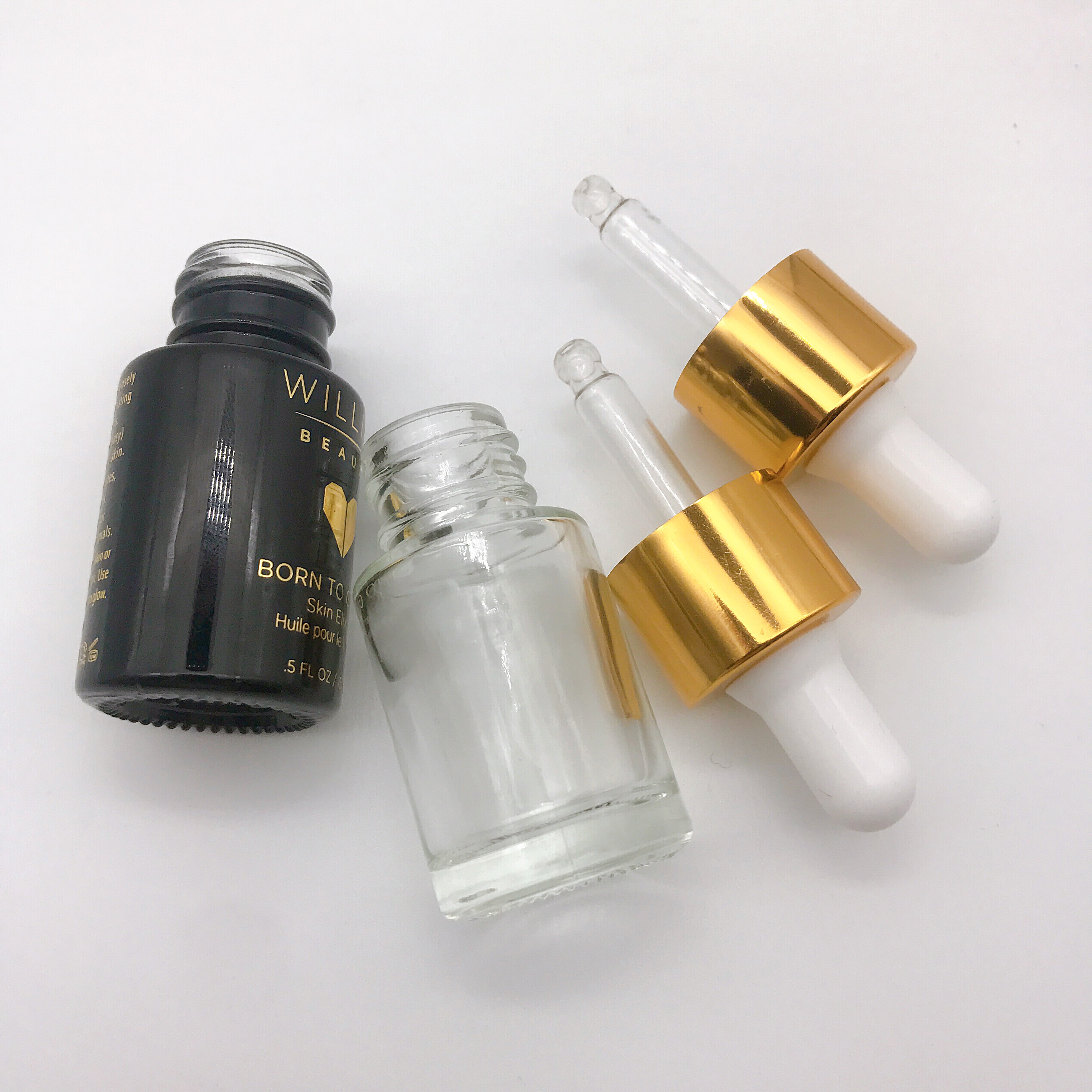 Transparent Drop Tube Bottle 10ml Essence Bottle