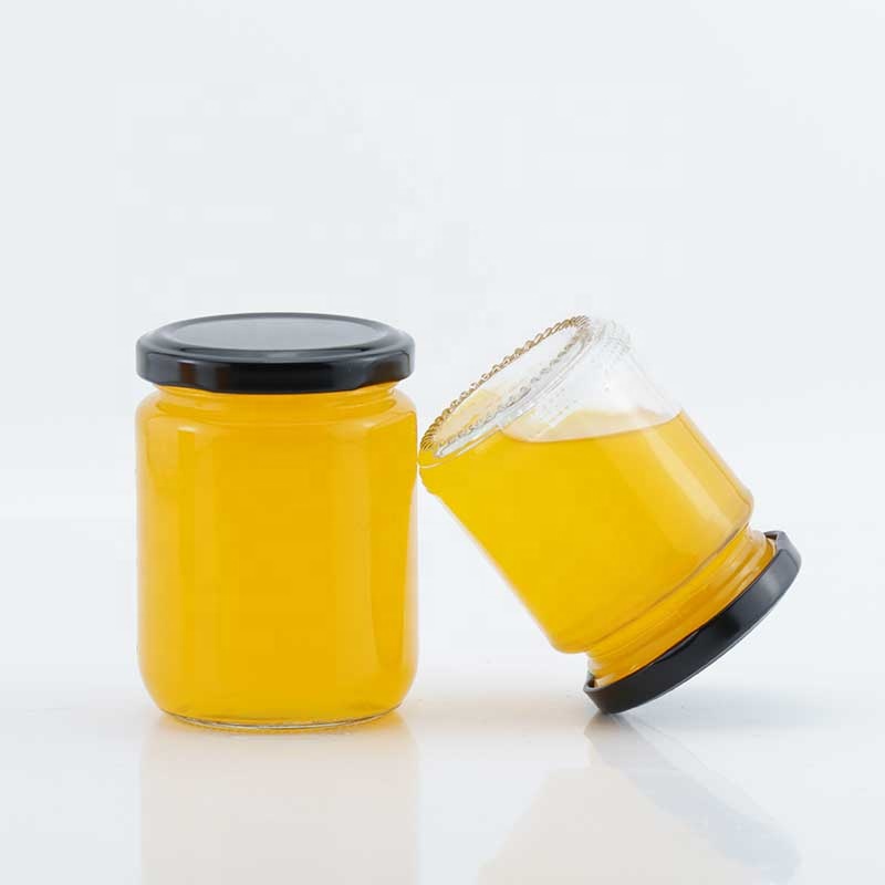 Transparent Glass Jars With Lid Multi-specification Round Storage Glass Jars And Bottles