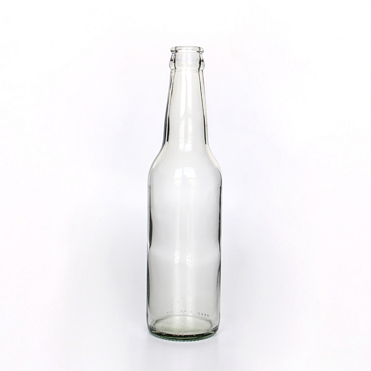 Transparent Glass Soda Bottle With Crown Caps 100ml 250ml 330ml