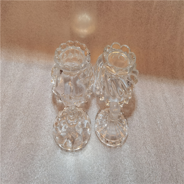 Transparent Glass Sugar Candy Bowl Jar with Lid Small Candy Cookie Empty Spice jars