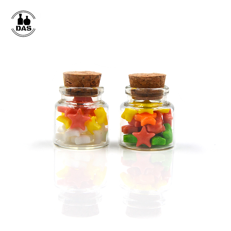 Transparent Glass Test Tube Vials Jars Bottles with Cork Stoppers, Dia 30mm: 10ml 15ml 20ml 25ml 30ml 35ml 40ml 50ml 55ml 65ml