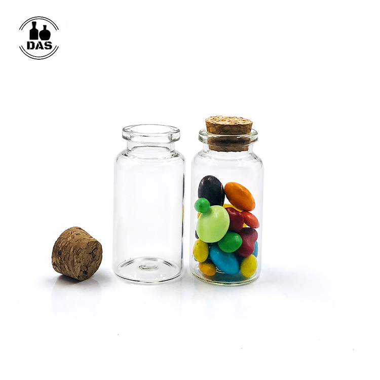 Transparent Glass Test Tube Vials Jars Bottles with Cork Stoppers, Dia 30mm: 10ml 15ml 20ml 25ml 30ml 35ml 40ml 50ml 55ml 65ml