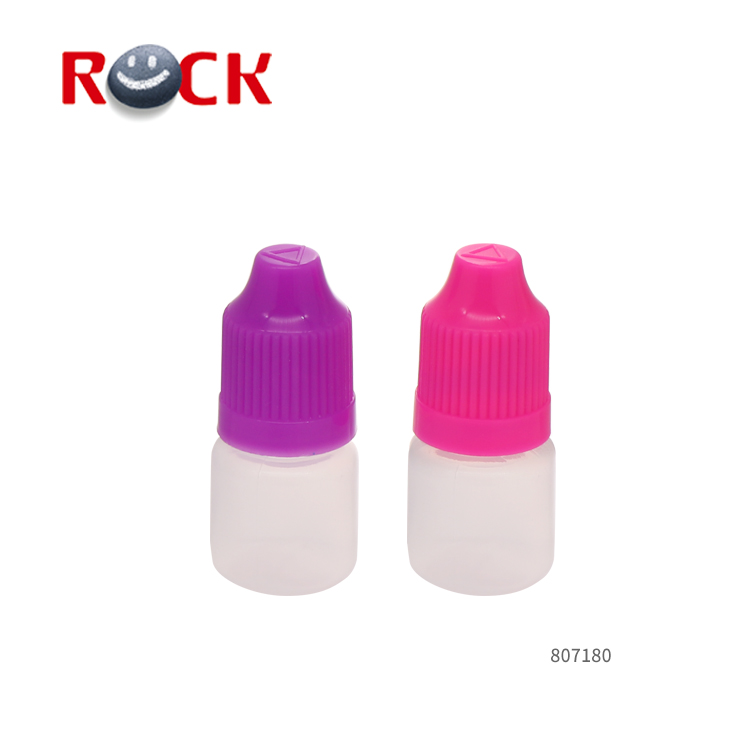 Transparent PET plastic bottle small 5ml eye drop bottle