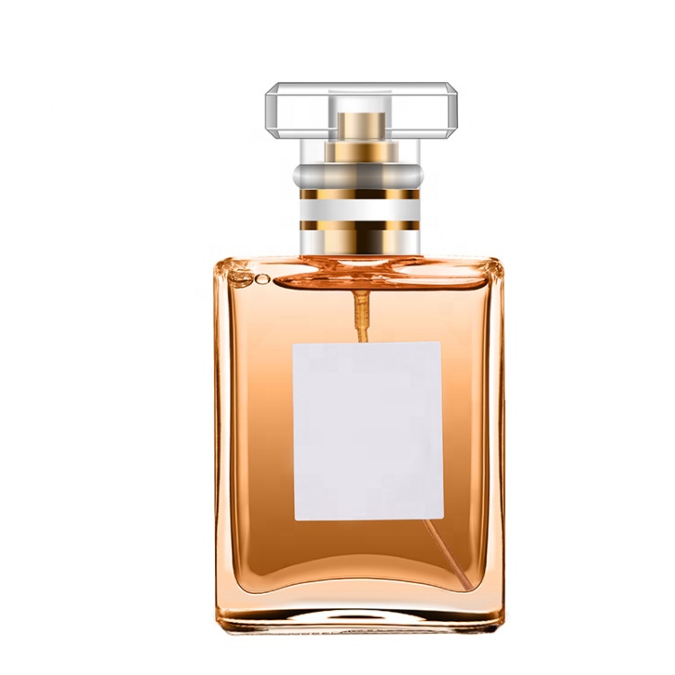 Transparent Perfume Glass Bottle 50ml 1.7 Oz 100ml Refillable Glass Perfume Bottle