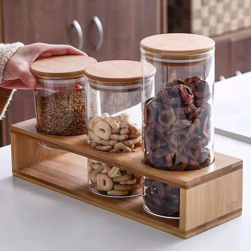 Transparent Premium Airtight Seasoning Decorative Bulk Packing 100ml Wide Mouth glass storage jar