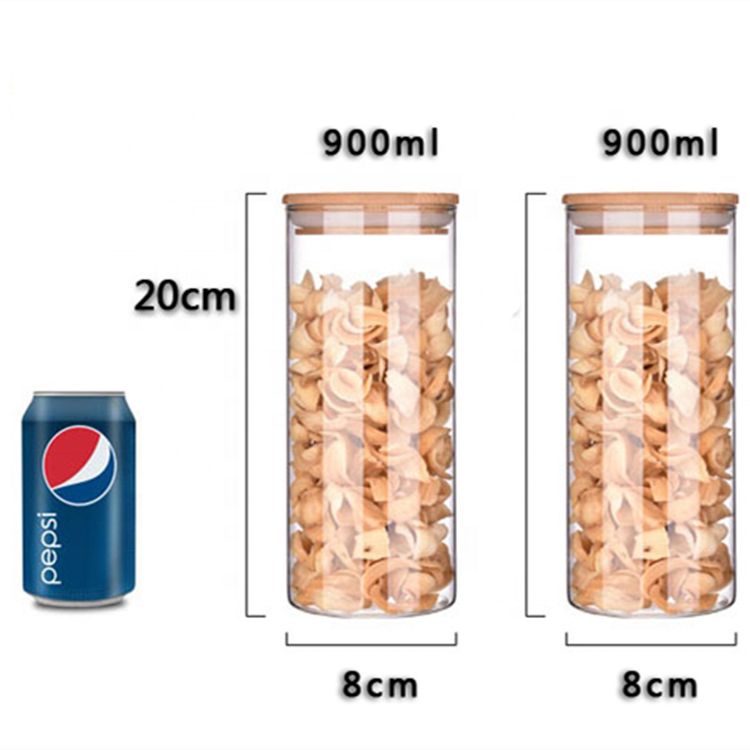 Transparent Premium Airtight Seasoning Decorative Bulk Packing 100ml Wide Mouth glass storage jar