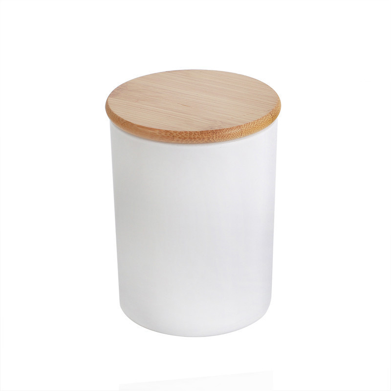 Transparent Round Classic Church Scented Glass Candle Jar