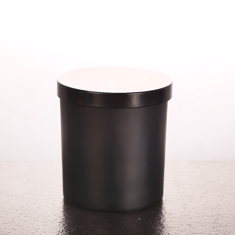 Transparent Round Classic Church Scented Glass Candle Jar