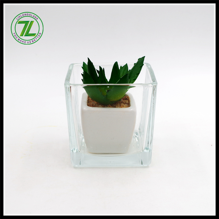 Transparent Round Classic Church Scented Glass Candle glass jars