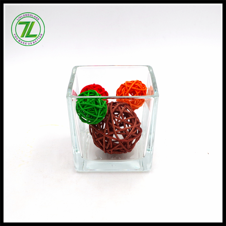 Transparent Round Classic Church Scented Glass Candle glass jars