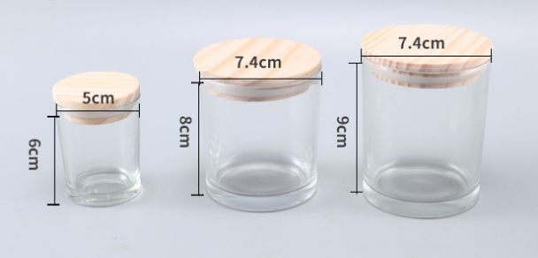 Transparent Simple Candle Cup Wedding Venue Layout Decoration Candle Confession Create Atmosphere Candle Jar