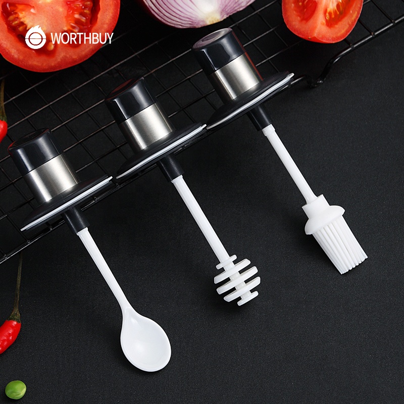 Transparent Storage Condiment Jar Moisture-proof Spice Jar salt And Pepper Container Kitchen Seasoning Bottle With Spoon Brush