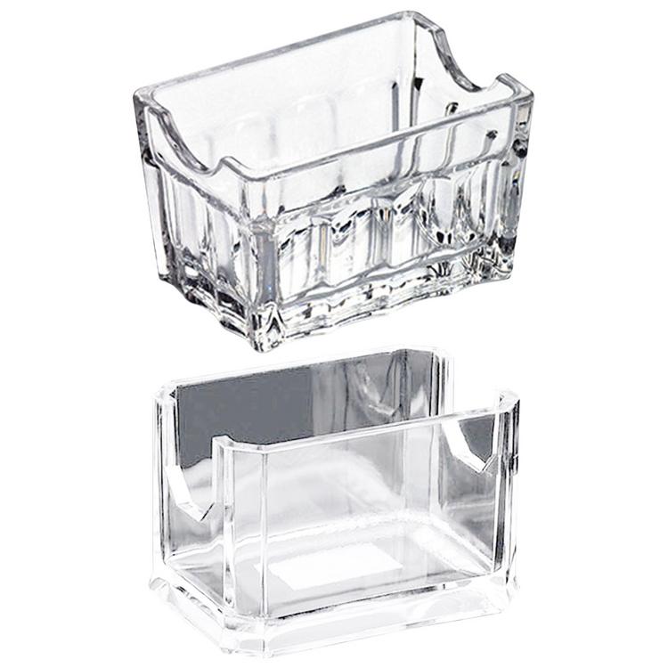 Transparent Tea Storage Box Acrylic Tea Bag Storage Box Hotel Home Kitchen Coffee Sugar Bag Transparent Storage Box