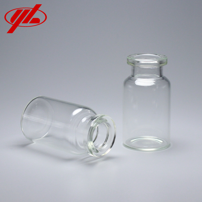 Transparent Vaccine Medication Borosilicate Glass Bottle Vial