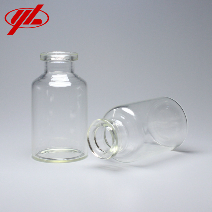 Transparent Vaccine Medication Borosilicate Glass Bottle Vial