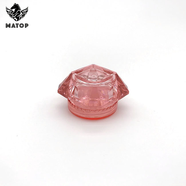 Transparent cone shape cosmetic cream jar Plastic Jar
