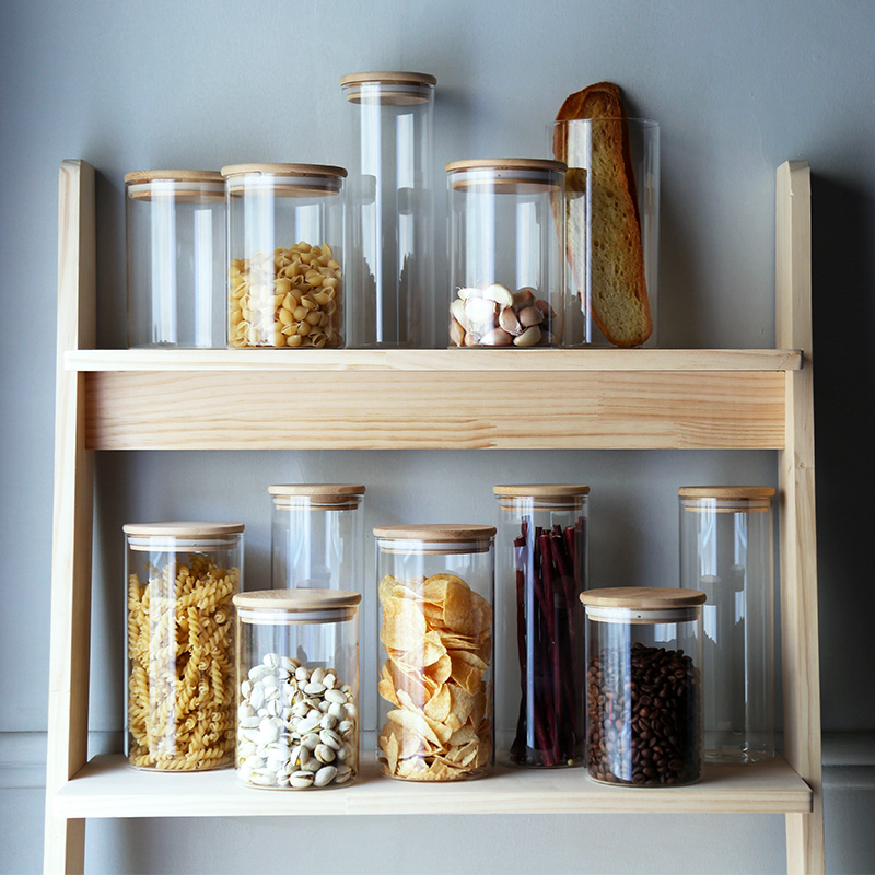 Transparent sealing glass Storage jar dry fruit glass jars and containers