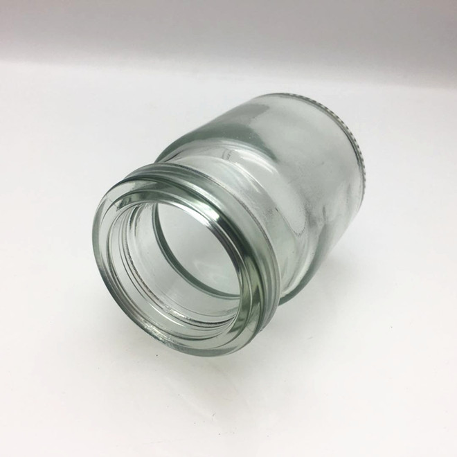 Transparent vietnam bird nest edible glass bottle 75ml glass jar with easy open lid